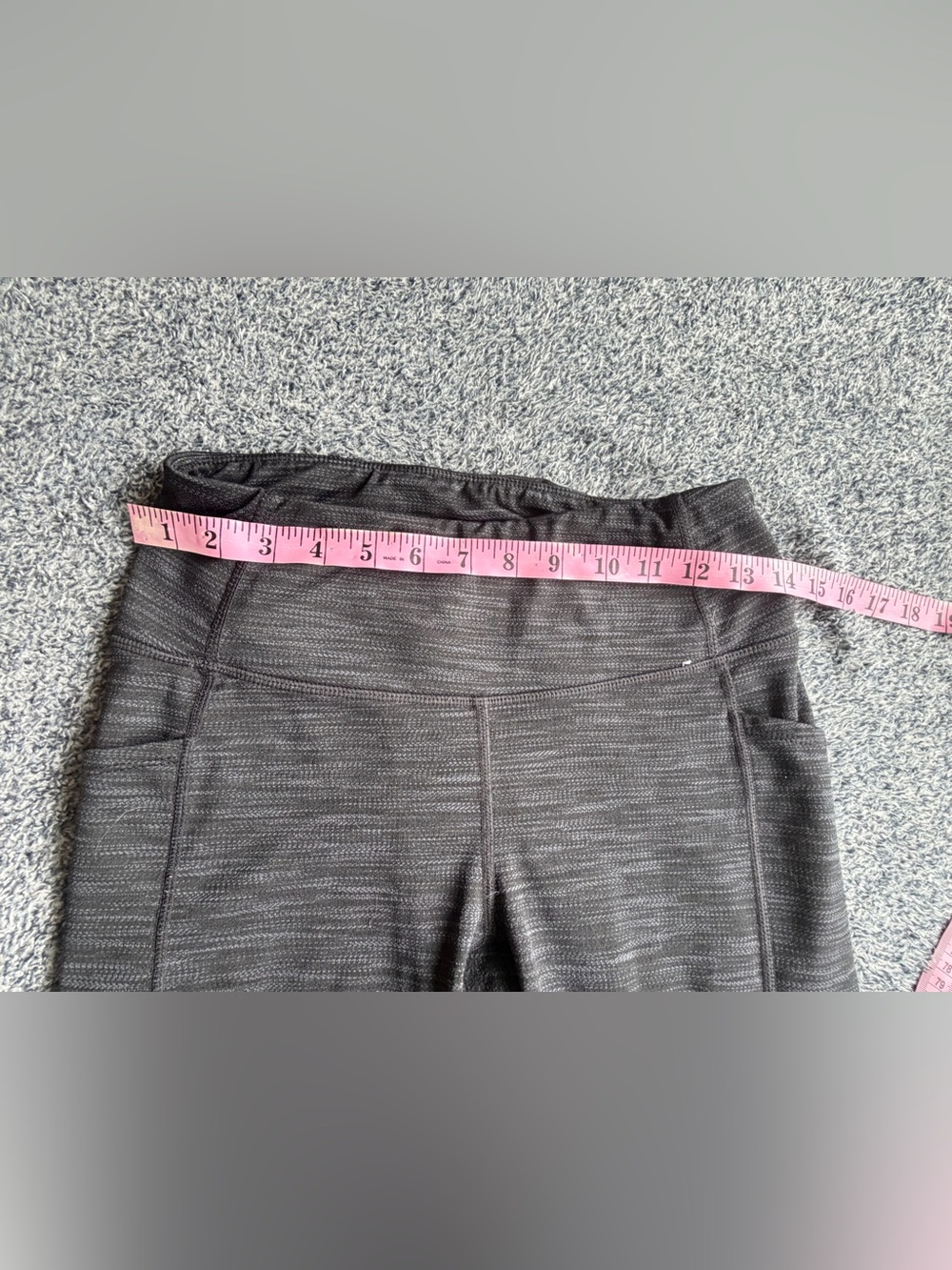 Mondetta Charcoal Heather High-Rise Leggings Size Small - Picture 8 of 9